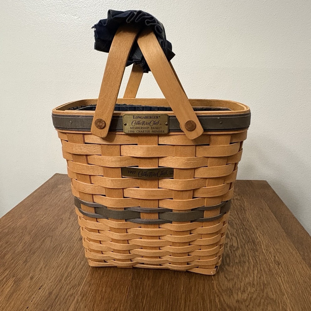 Longaberger Club Membership Basket 1996 Charter Member